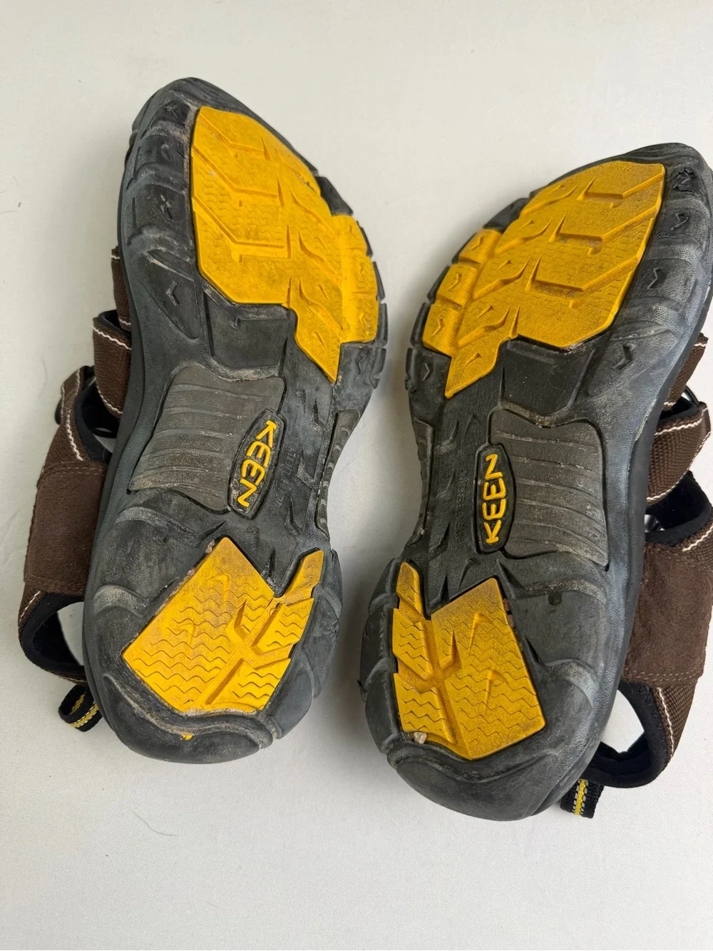 Keen Newport H2 Bison Brown Leather Sport Sandals Hiking Shoes Size 10